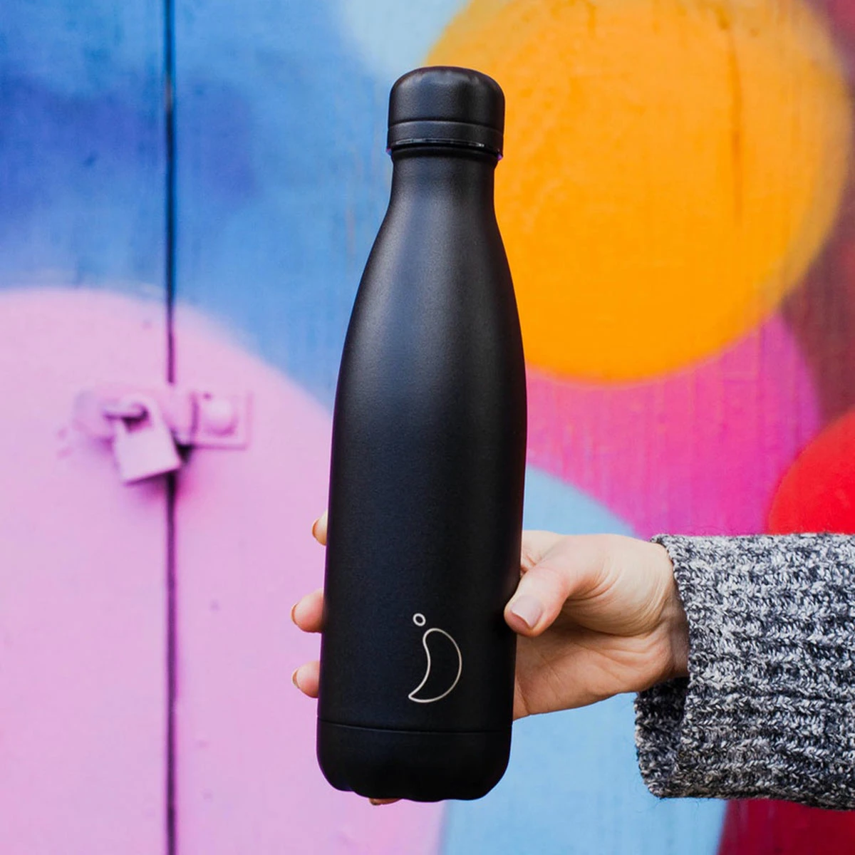 Trinkflasche Monochrome All Black 750ml – Bild 2
