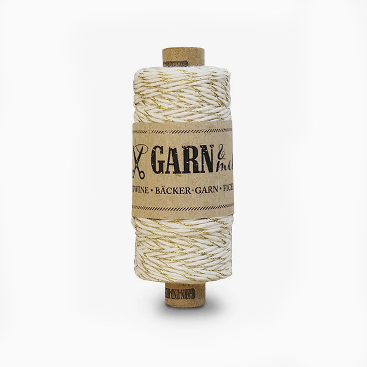 Bäcker-Garn Gold-Weiss