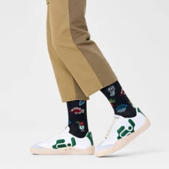 Happy Socks Summer Lo-Fi Socken - Black