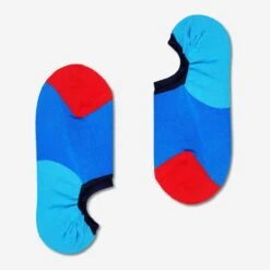 Gry Invisible Sneaker Socken - Blue Red