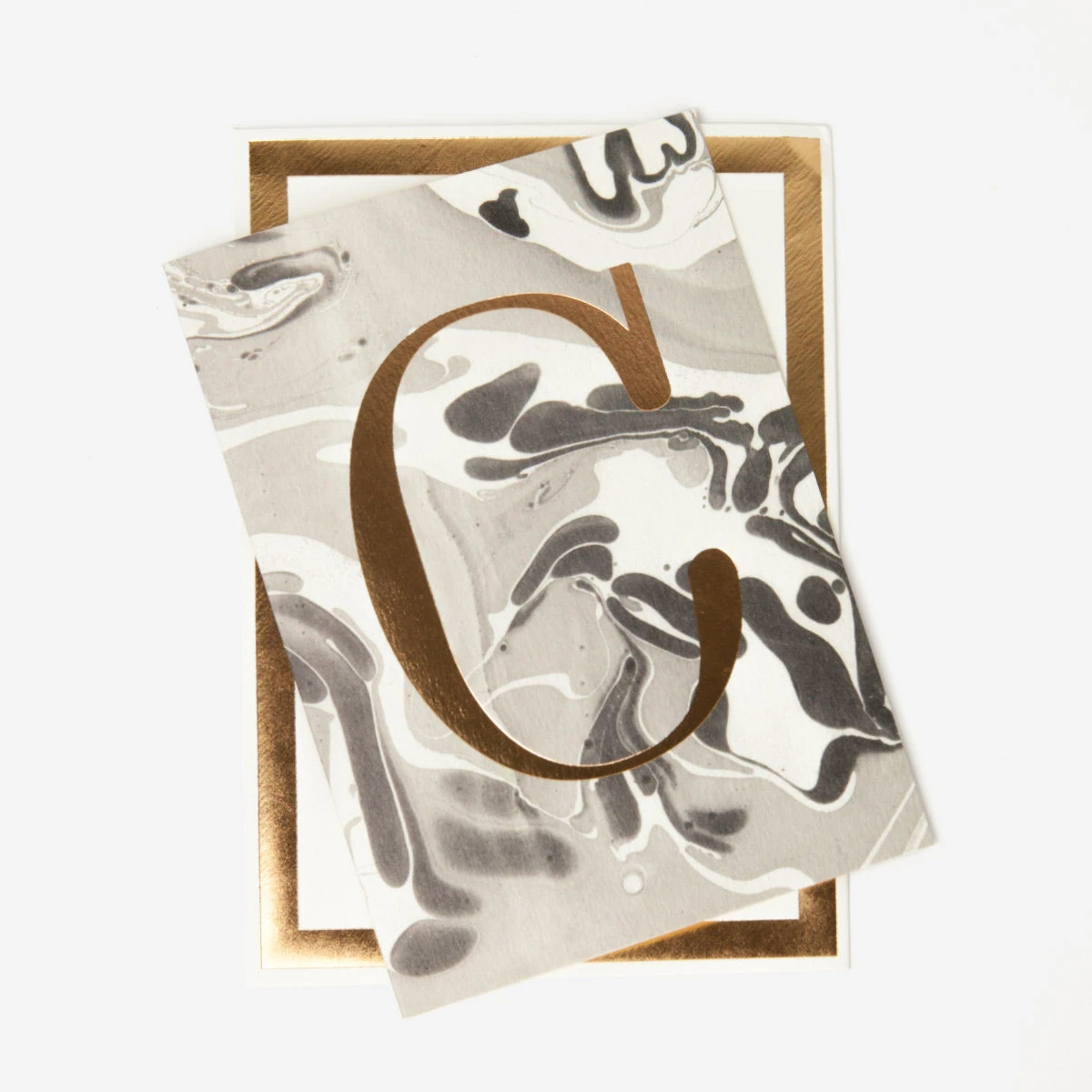 Marble Alphabet Grußkarte – Bild 3