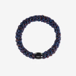 KKNEKKI Haargummi - Navy Red Glitter
