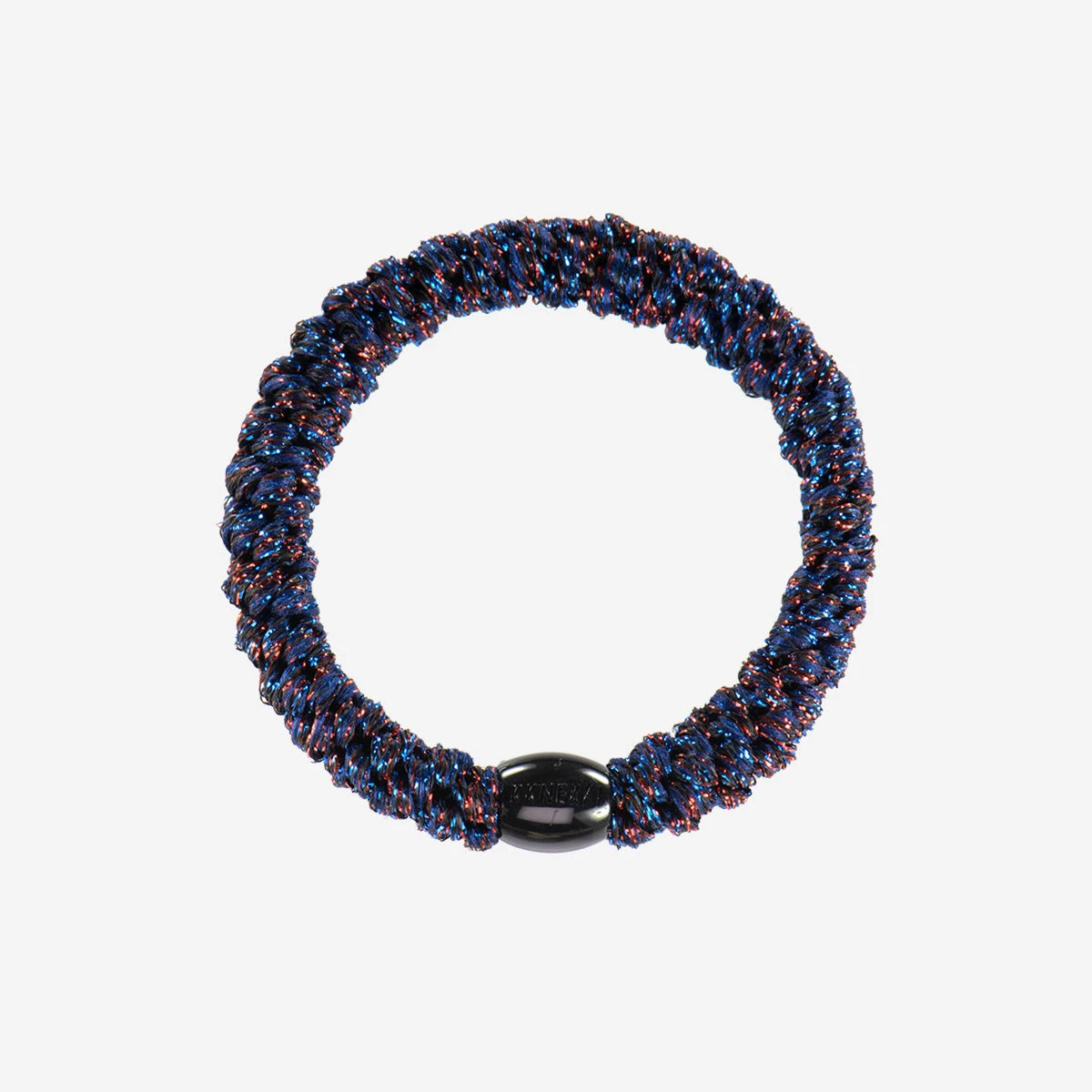 KKNEKKI Haargummi - Navy Red Glitter