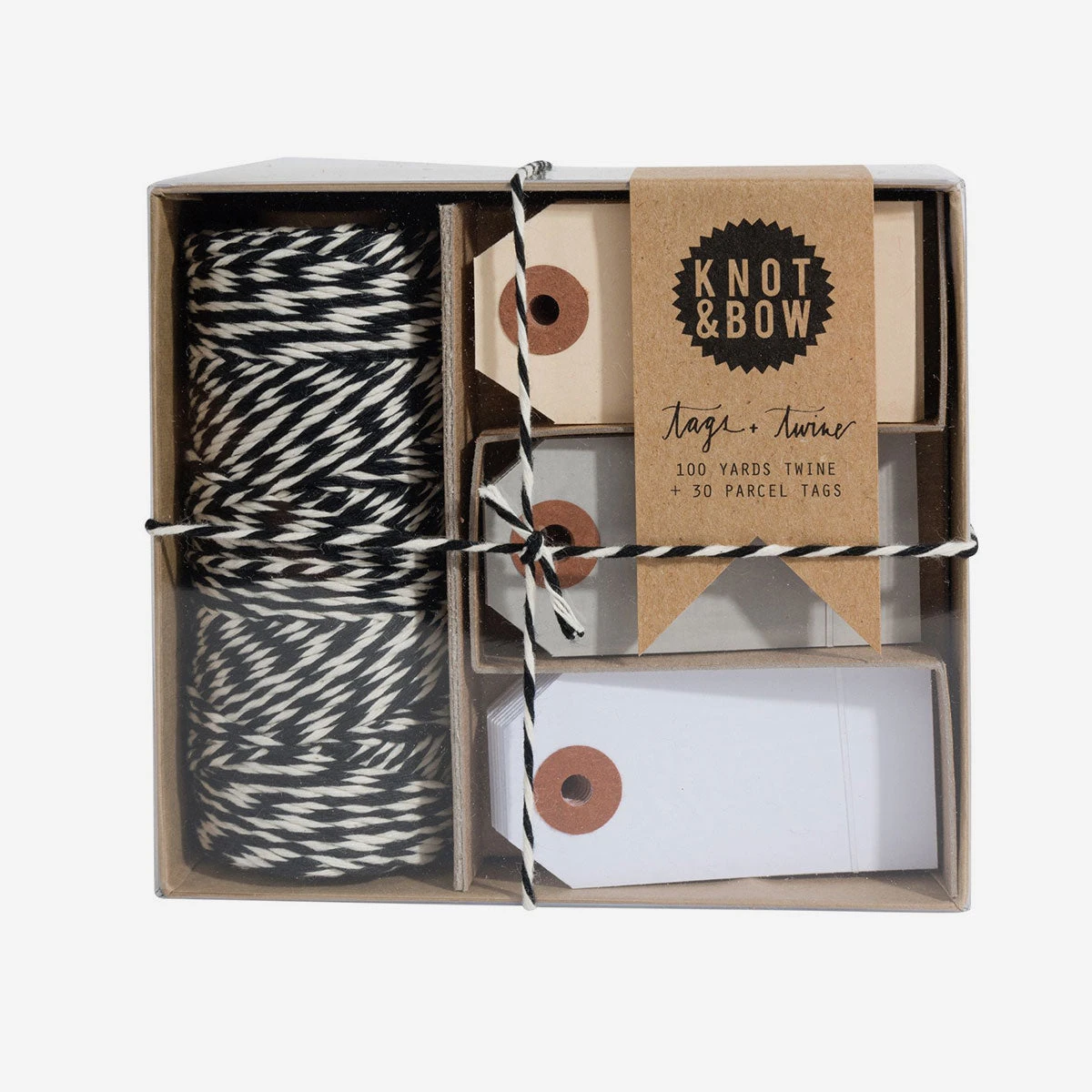 Tag & Twine Box Black / Neutral