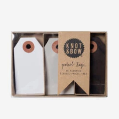 Parcel Tag Trio Black Mix