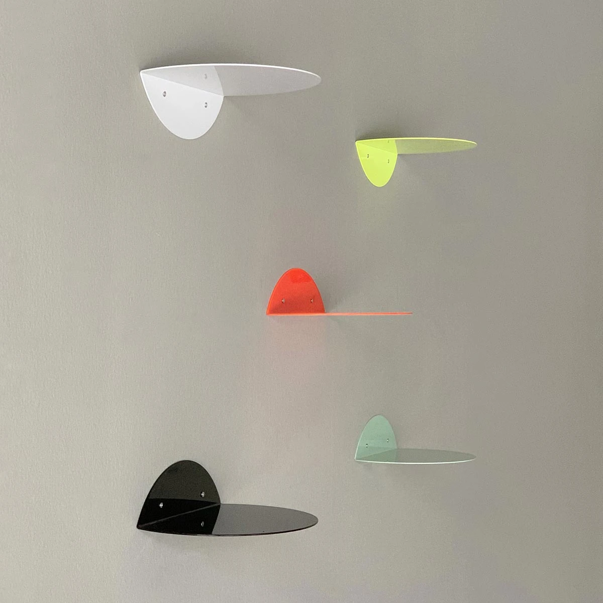 KOLOR Wandregal Dot Shelf - Neon Red – Bild 3