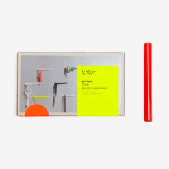 KOLOR Pin Hook Garderobenhaken - Neon Red