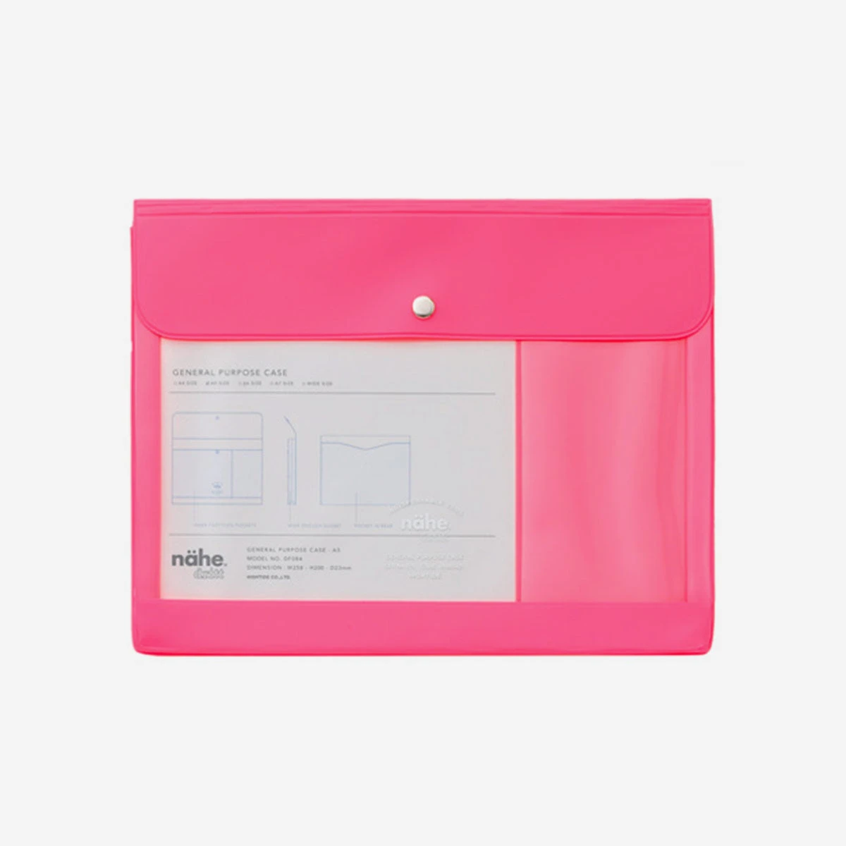 General Purpose Case A5 Neon Pink