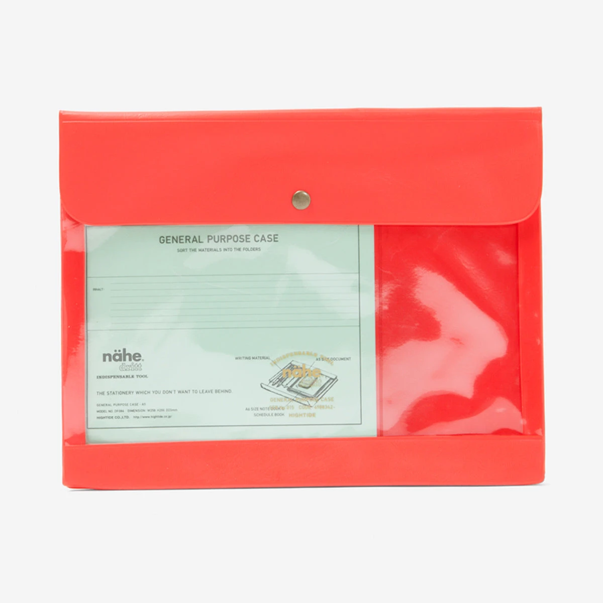 General Purpose Case A5 Red