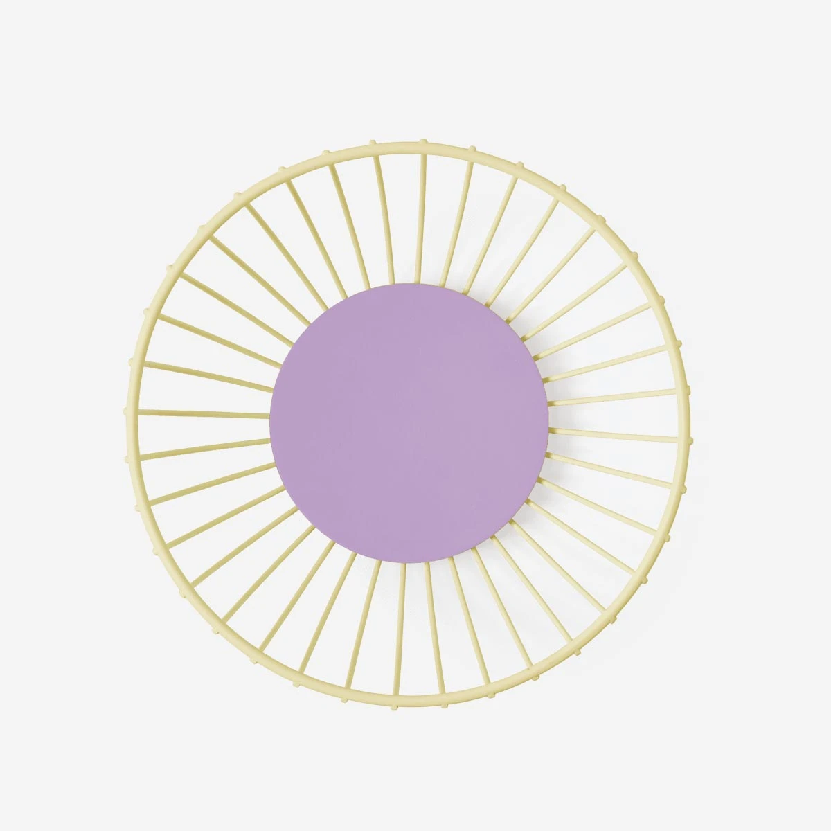 Iris Wire Basket Small Yellow Lilac – Bild 2