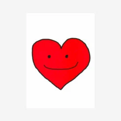 Good Heart Riso-Postkarte
