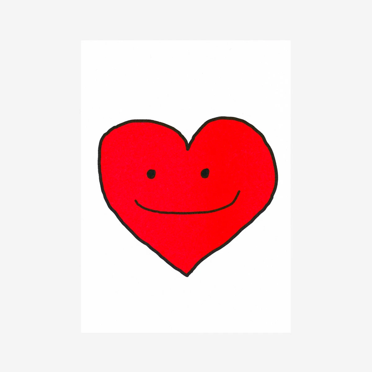 Good Heart Riso-Postkarte