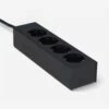 Plug 4 Graphite Mehrfachstecker