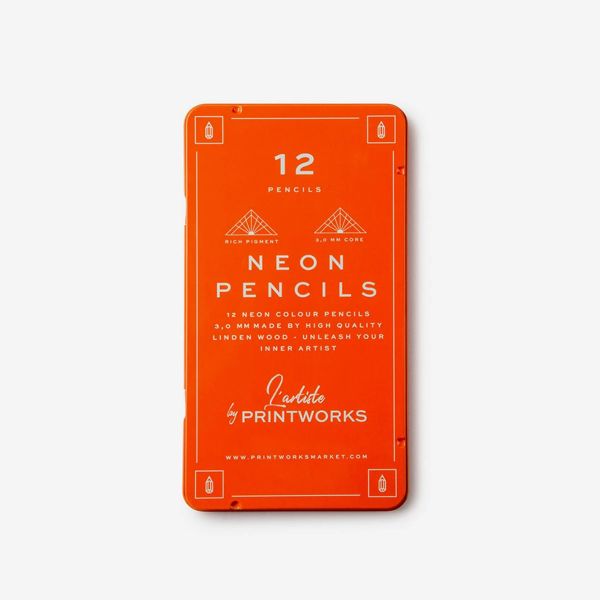 Printworks 12 Neon Pencils