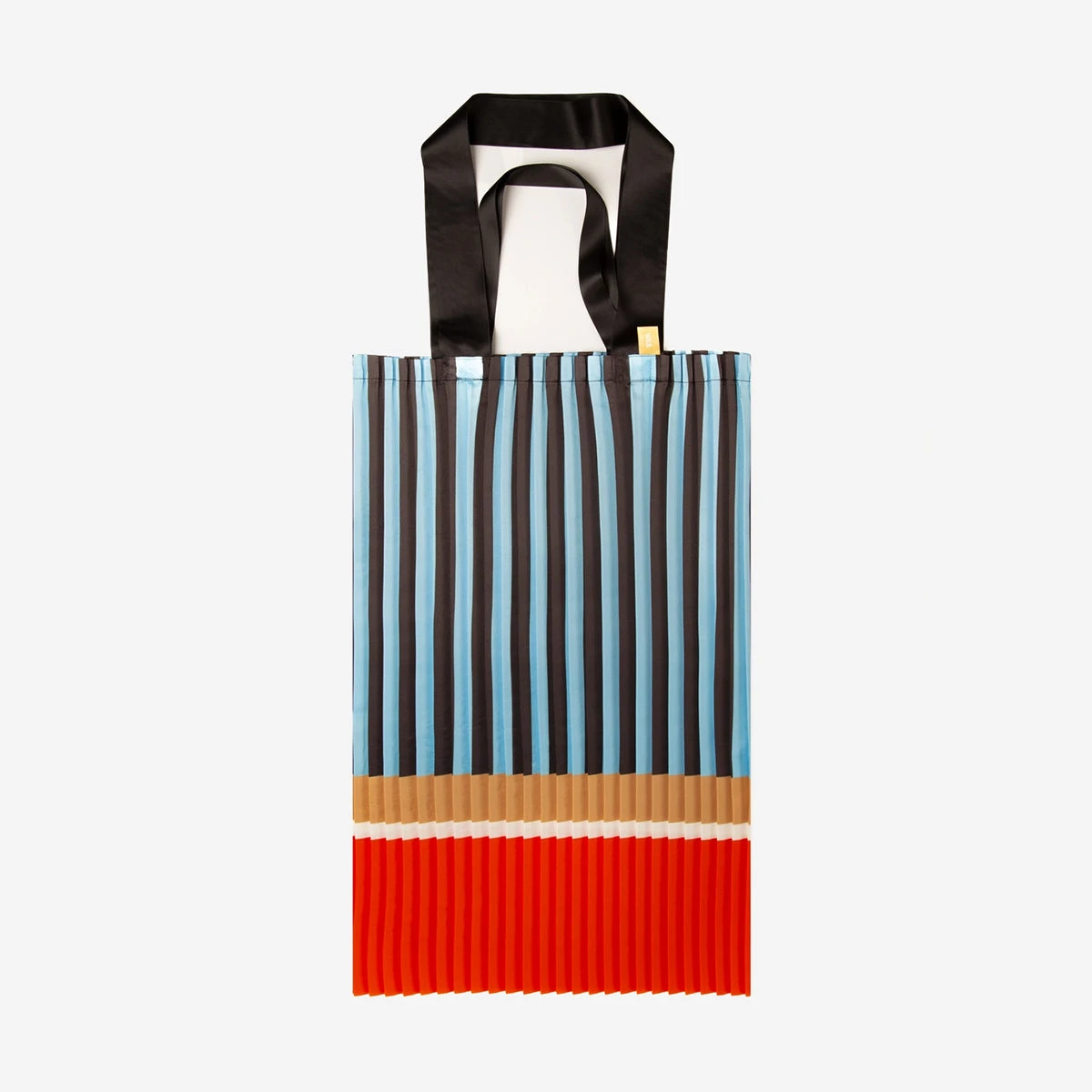 Bogliasco XL Satin Pleated Tote Bag