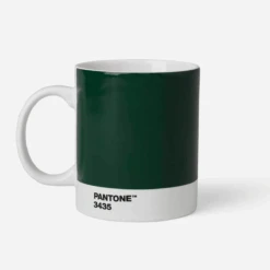 Pantone™ Dark Green 3435 Porzellan-Tasse
