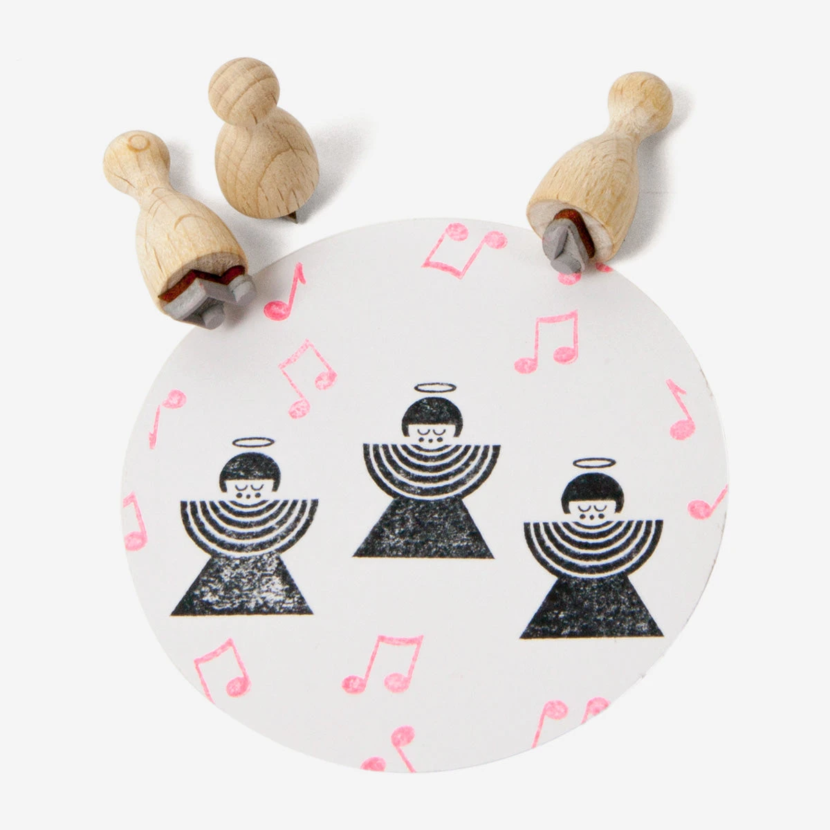 Musiknoten Mini Stempel