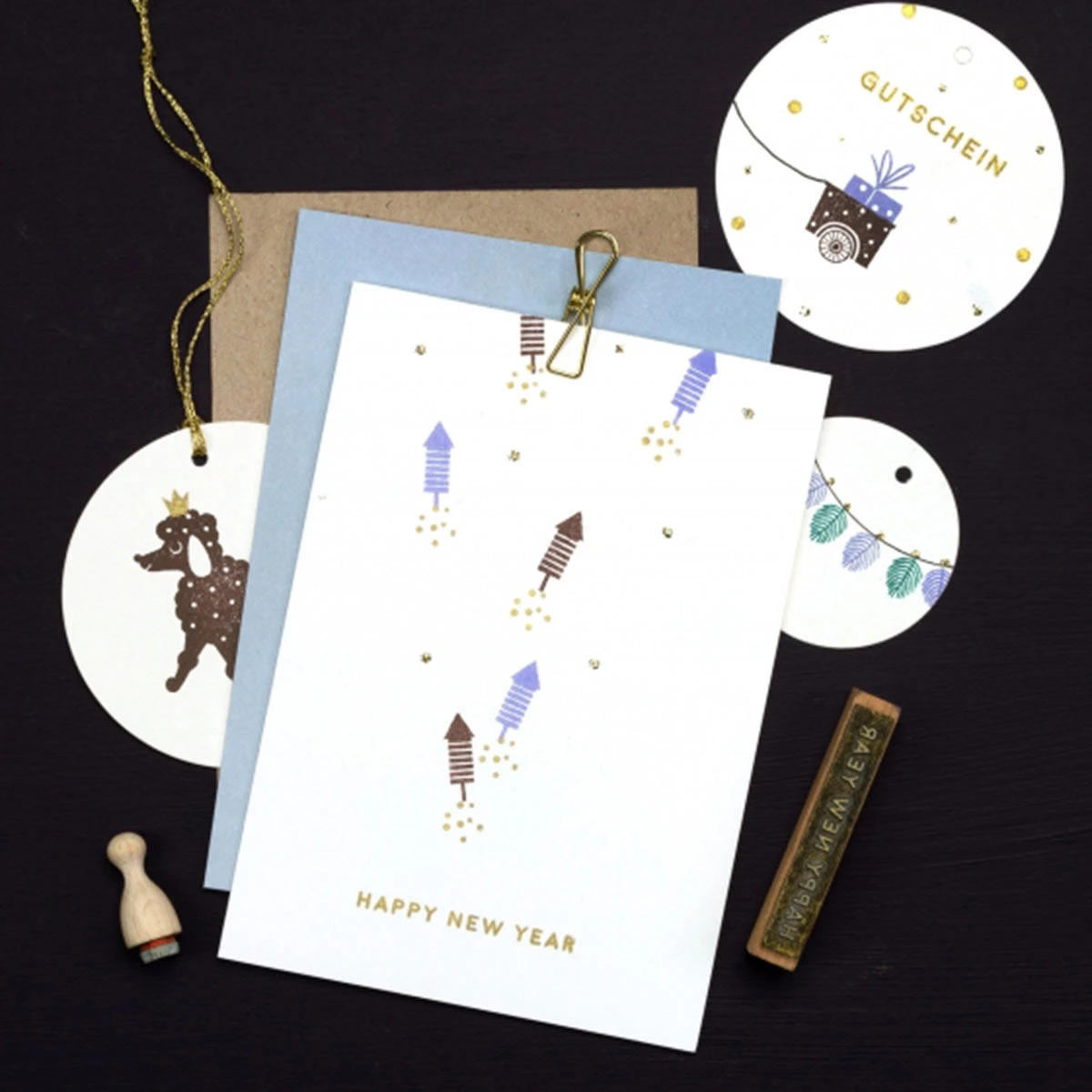 Rakete Klein Stempel – Bild 3