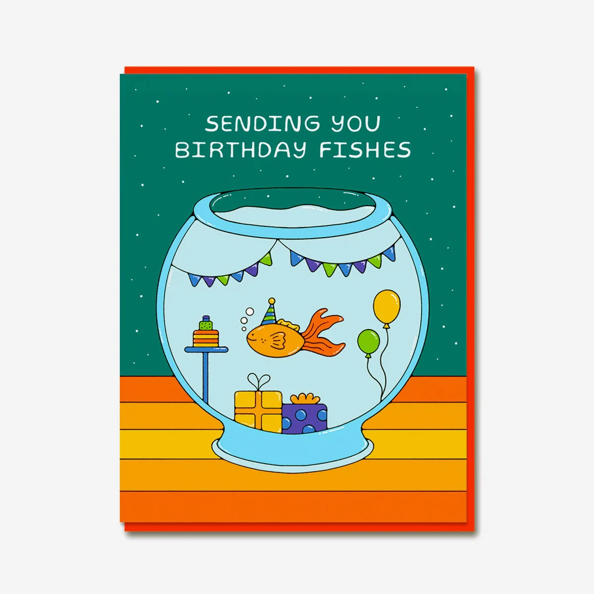 Birthday Fishes Grußkarte