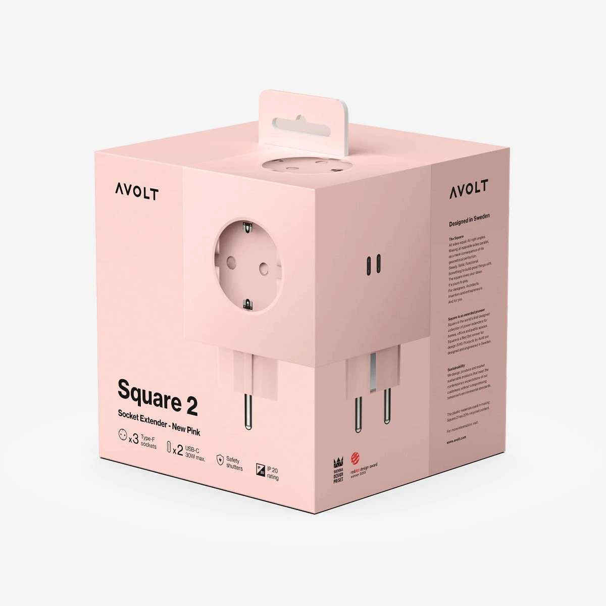 Square 2 USB-C New Pink – Bild 2