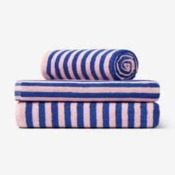 Naram Towel Dazzling Blue & Rose