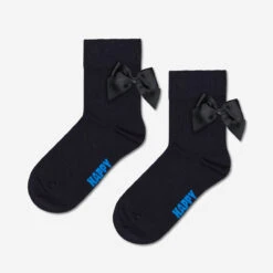 Happy Socks Bow Crew Socken - Black