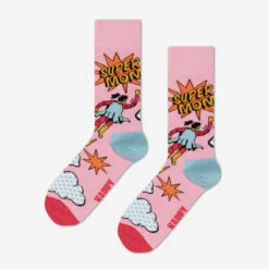 Happy Socks Flying Super Mom Socken