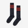 Happy Socks Fluffy Slouch Socken - Black
