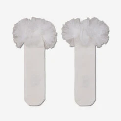 Happy Socks Tulle Crew Socken - White