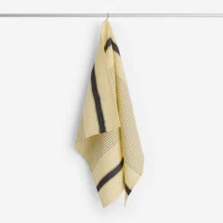 Hay Linear Tea Towel Soft Yellow