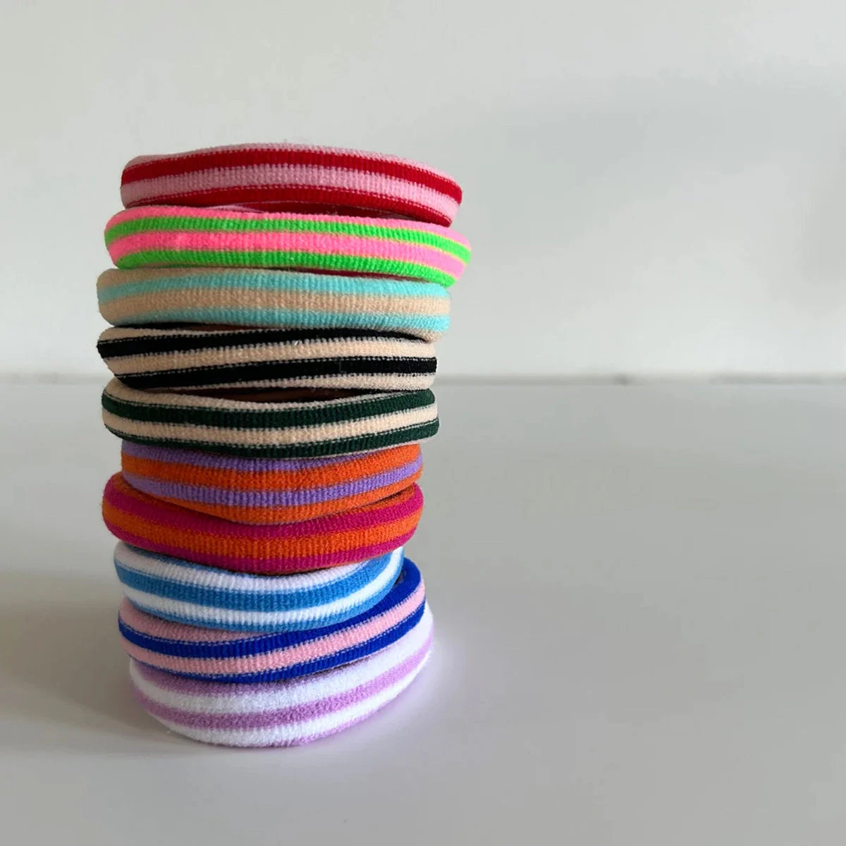 LULU Haargummi - Beige Türkis – Bild 3