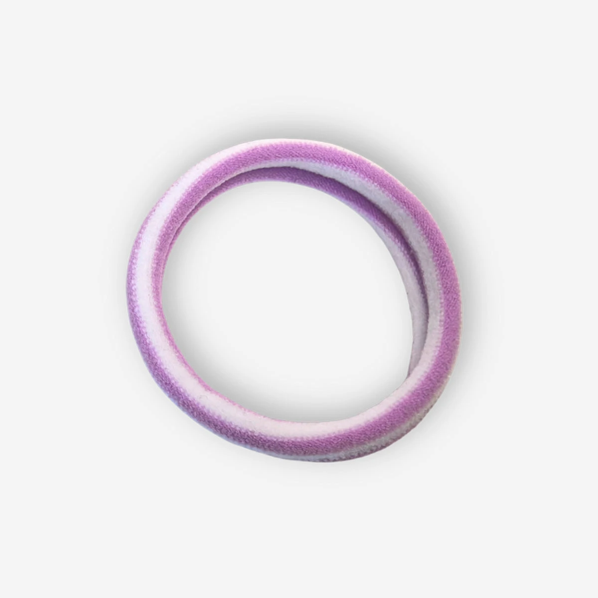LULU Haargummi - Weiss Flieder