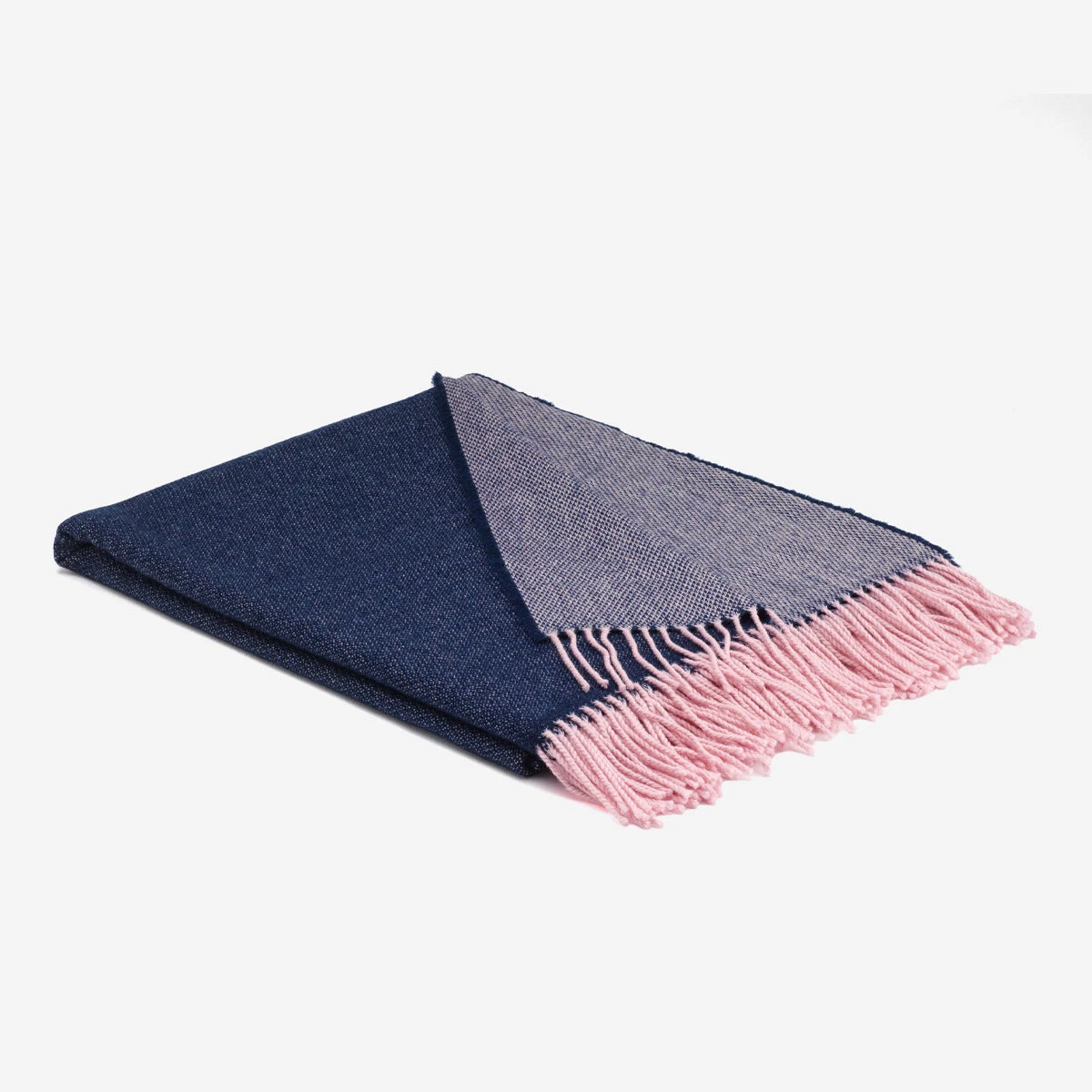 Merino-Wolldecke Blueberry Crush Reversible Supersoft