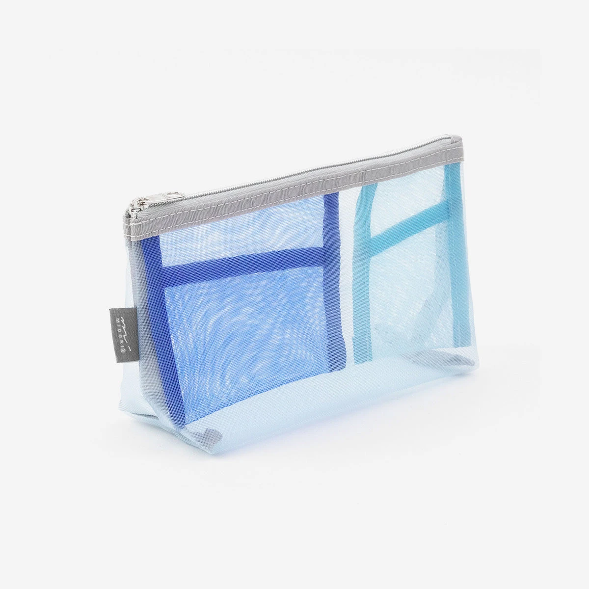 Pen & Tool Pouch Mesh Mit Boden Light Blue – Bild 2