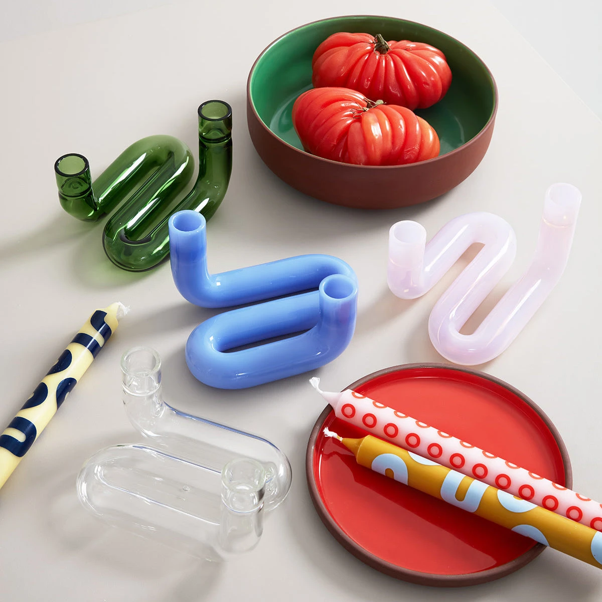 Wave Candle Holder Transparent – Bild 3