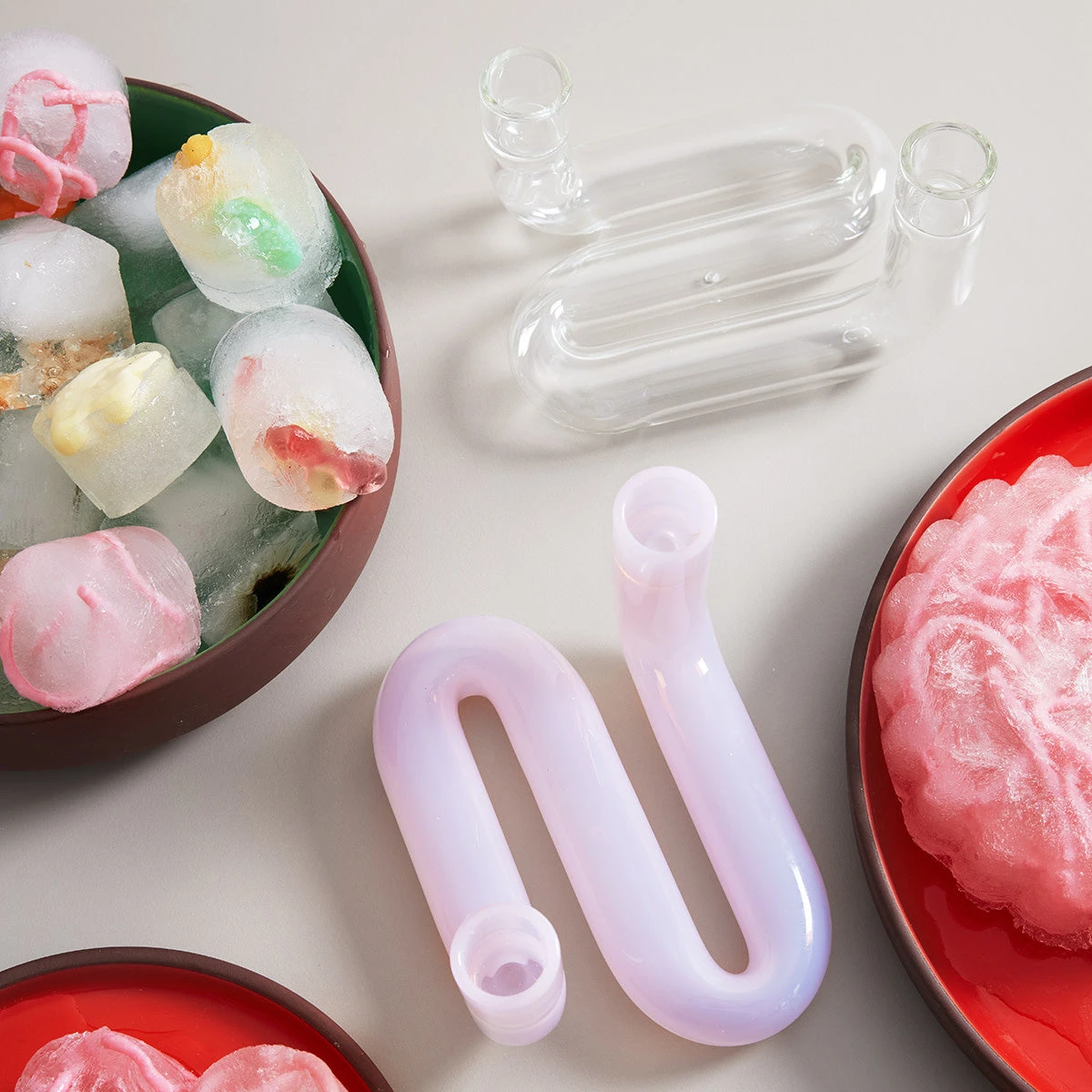 Wave Candle Holder Transparent – Bild 4