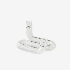 Wave Candle Holder Transparent