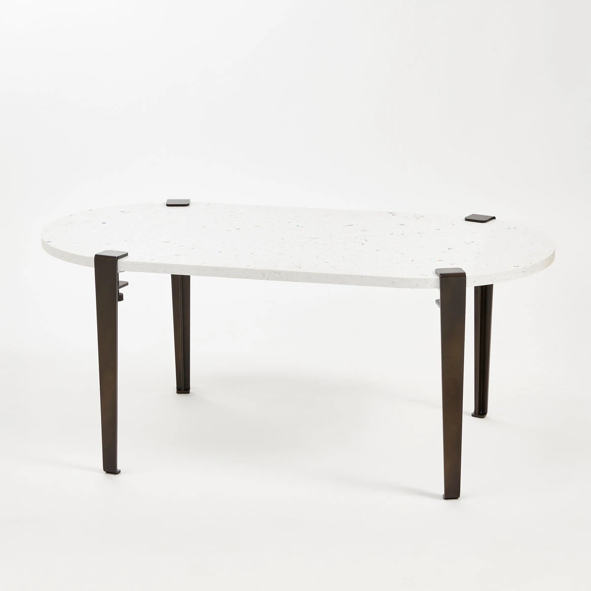 VENEZIA Oblong Recycled Plastic Coffee Table – Bild 7