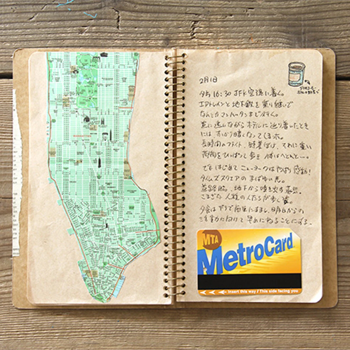 DW Kraft Paper A5 Slim Spiral Ring Notebook – Bild 8