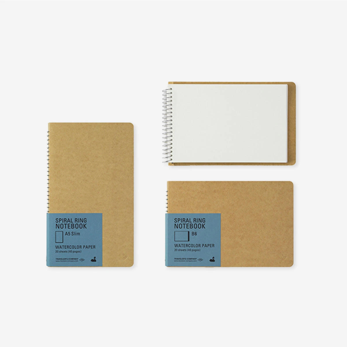 Water Color A5 Slim Spiral Ring Notebook – Bild 4