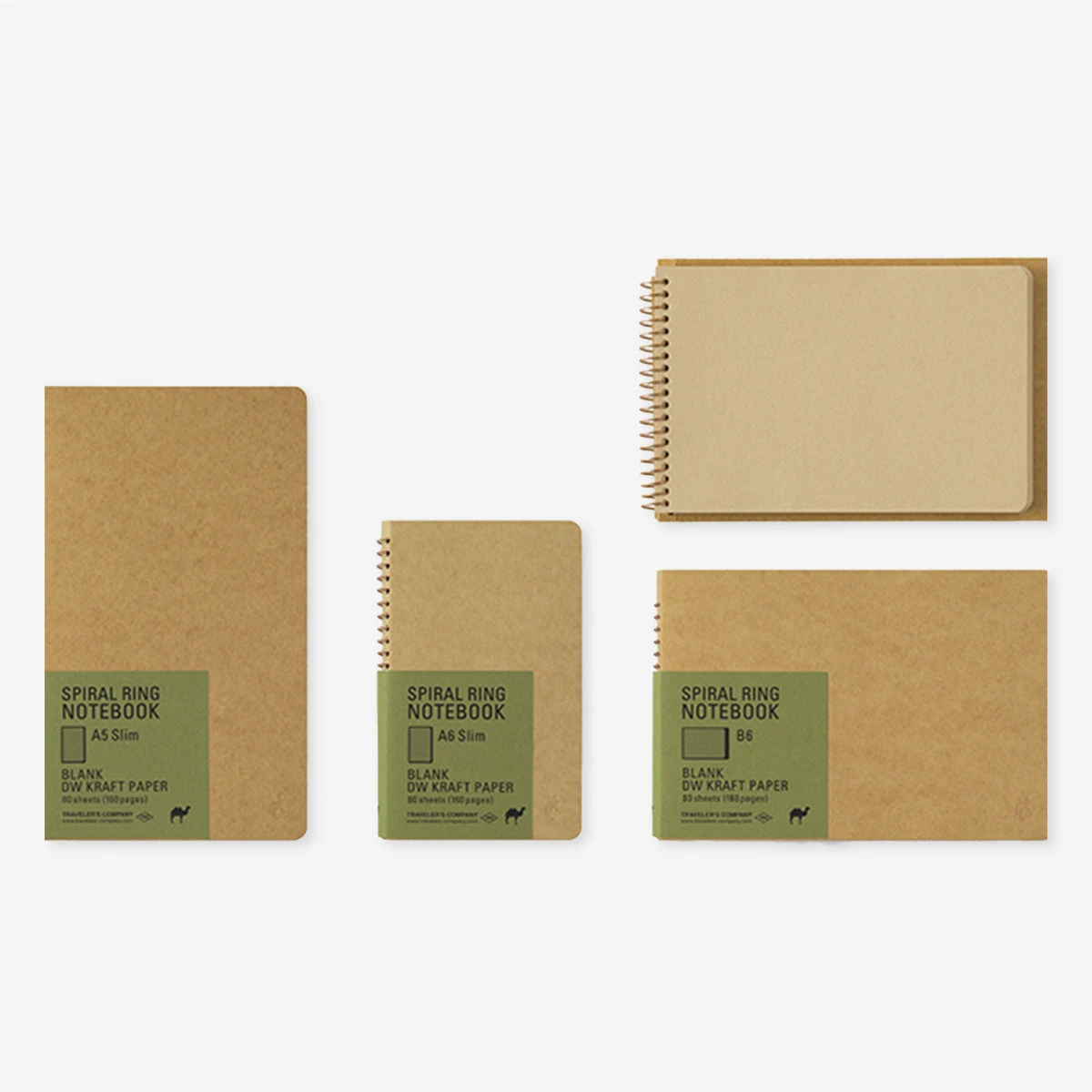 DW Kraft Paper A6 Slim Spiral Ring Notebook – Bild 4