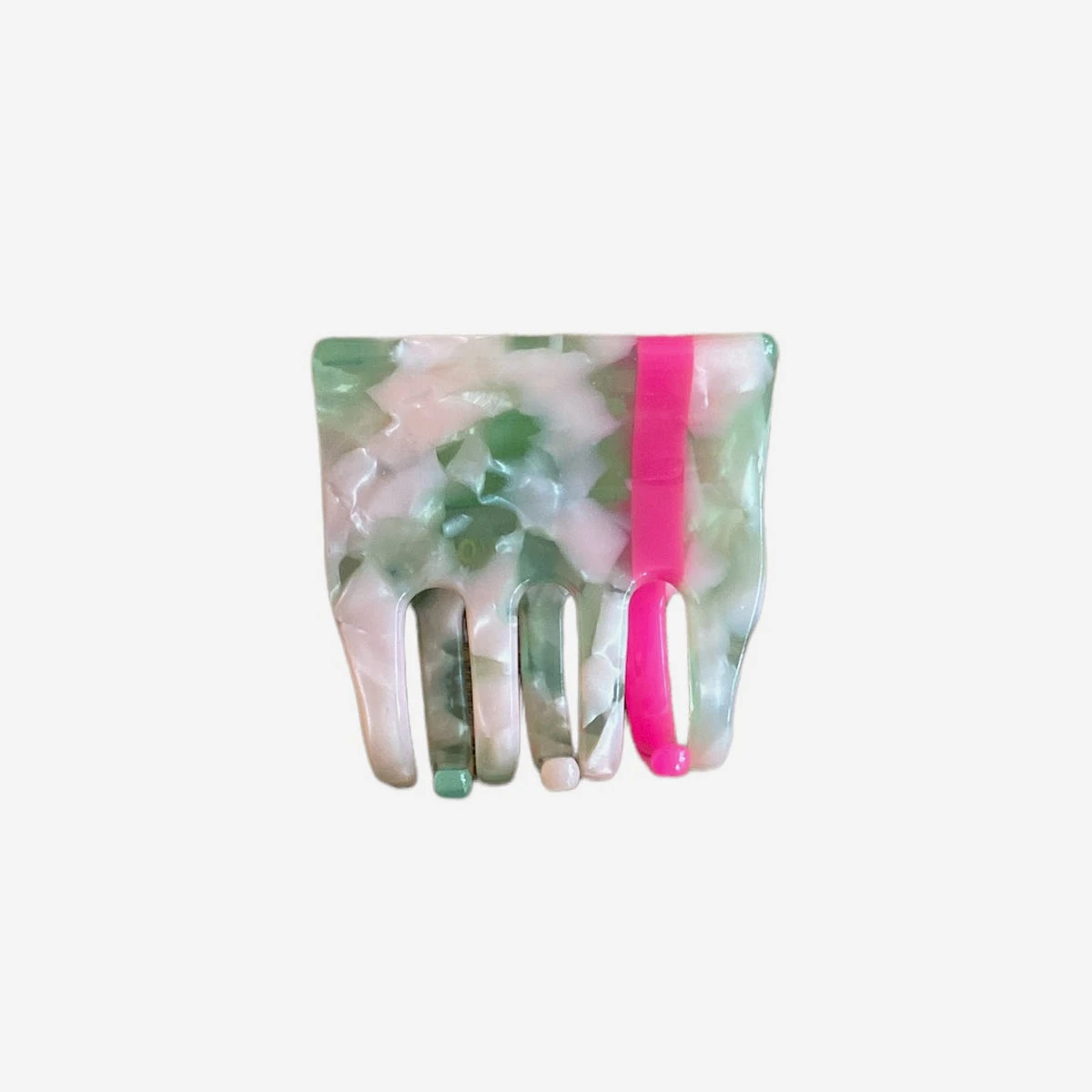 Haarklammer - Marmor Pink – Bild 2